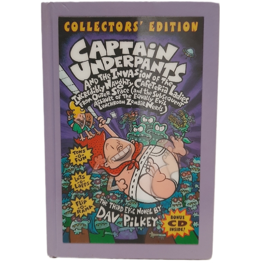 🍒4 for $20🍒 Captain Underpants - Cafeteria Ladies #3 - Hardcover Kids HC Book